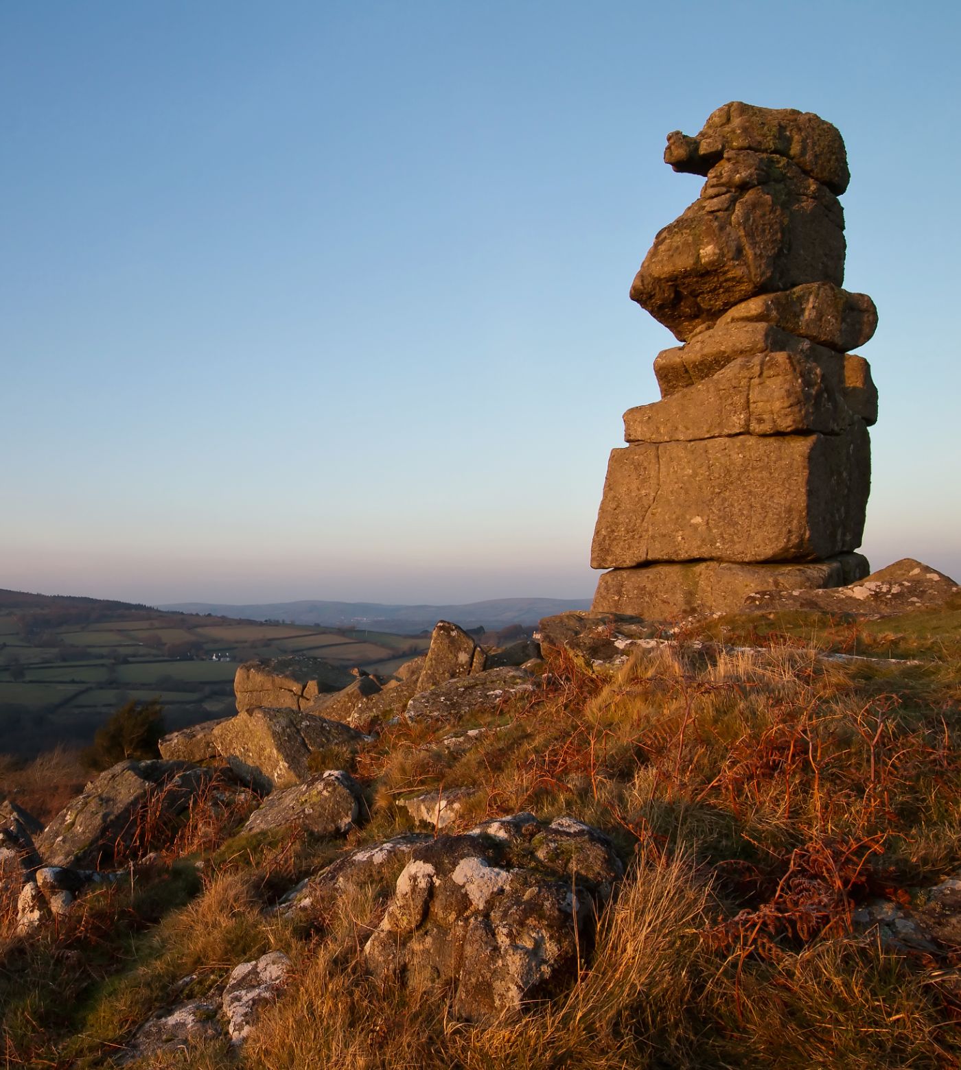 Countryside view of Bovey Castle Dartmoor