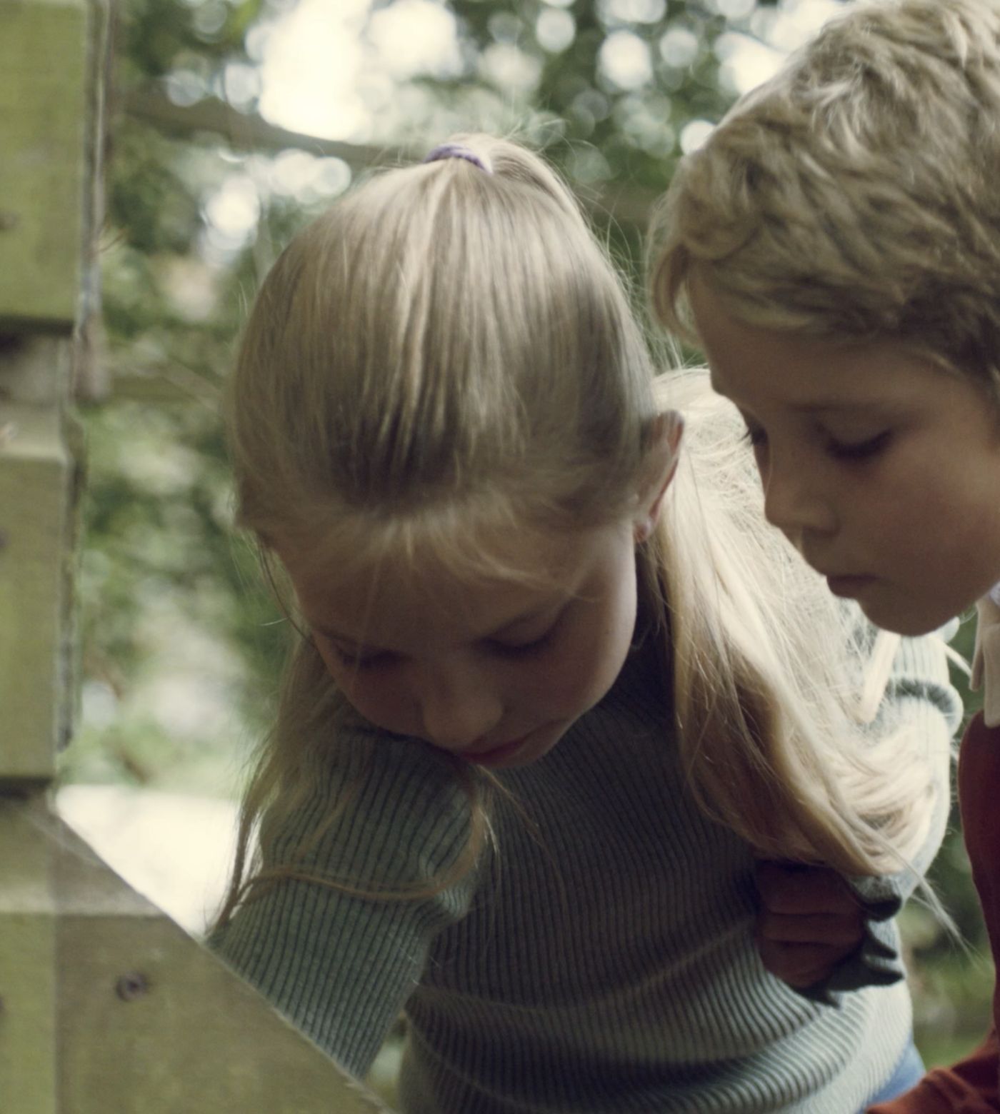 Children exploring during family friendly holiday UK