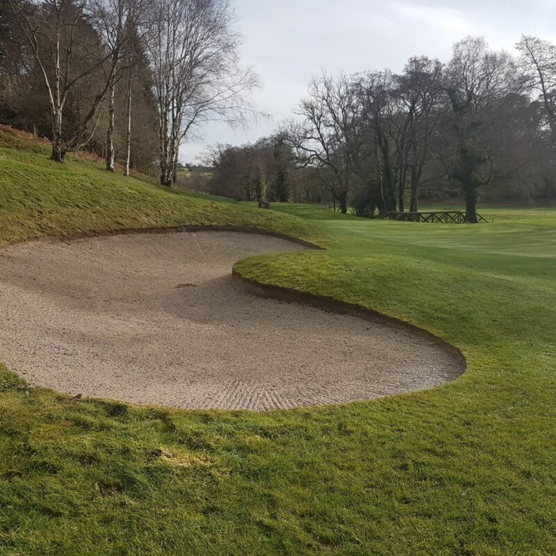 Golf course bunker