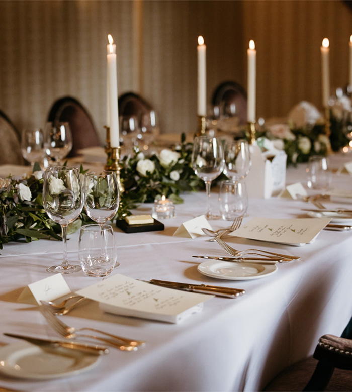 hotel private dining venue with chairs and table 